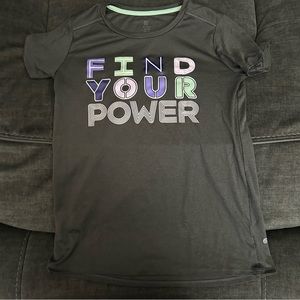 Gray old navy kids athletic shirt